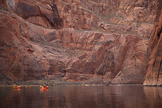 Faça Rafting Glen Canyon, Arizona - foto de acervo