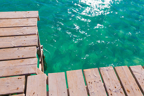 istock Mallorca Platja de Alcudia beach pier in Majorca 498307082