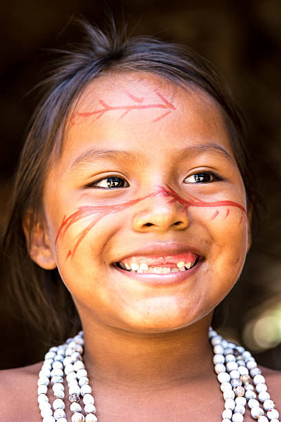 istock Cute Native Brazilian girl in Amazon, Brazil 498307330
