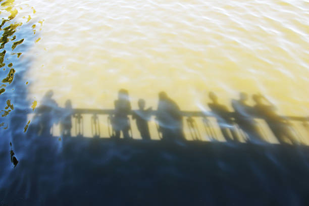 istock Reflection of people on the water 498308638
