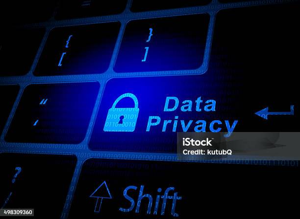 Data Privacy And Security Stock Photo - Download Image Now - Privacy, Data, Law