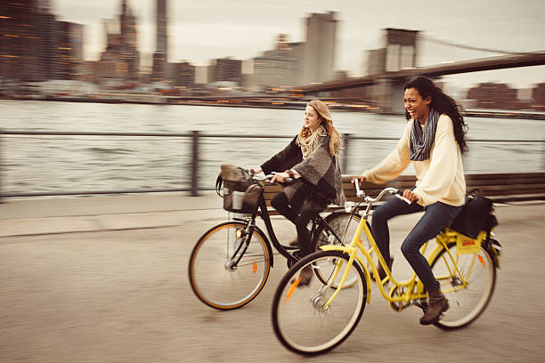 Sharing a Bicycle ride my friend in NYC