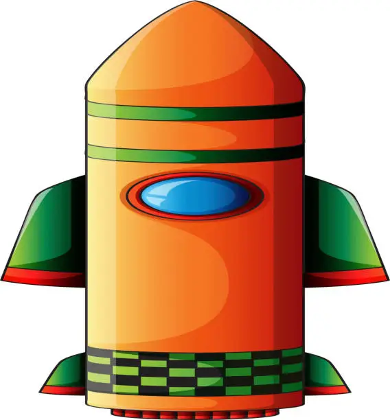 Vector illustration of Colorful bomb