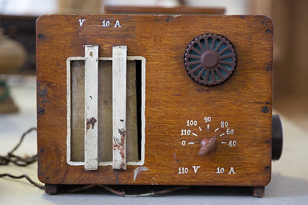 istock Wooden radio 498318123