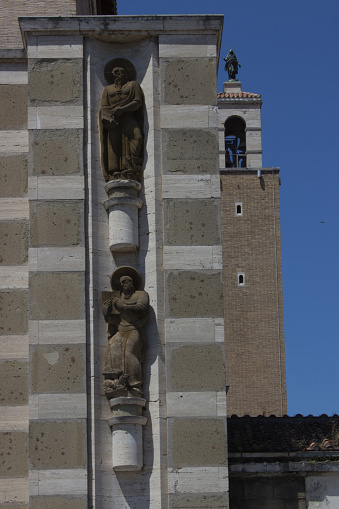 Church of San Marco,detail,  Latina, Italy