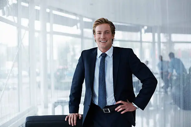 Photo of Portrait of confident businessman