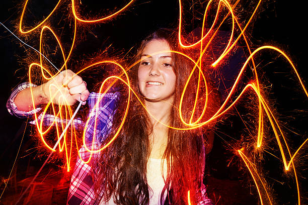 istock She chose to see the world in bright, bold colors! 498332545