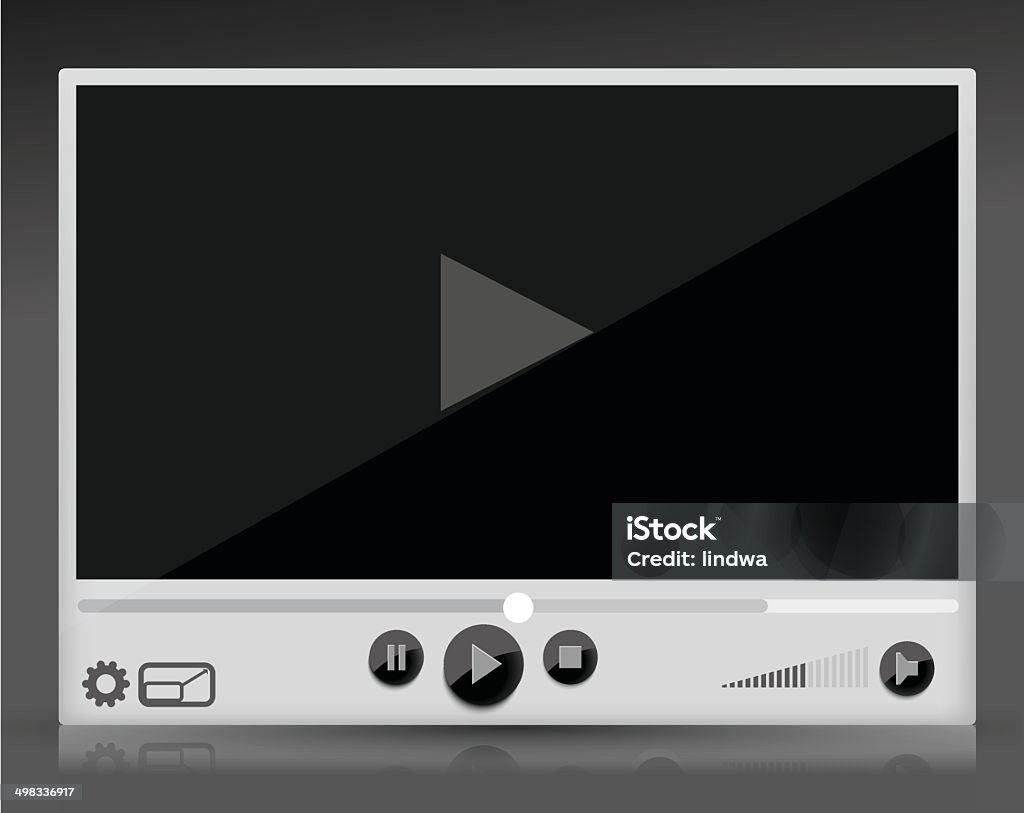 Video Player Images Video Player Design Stock Illustration - Download Image Now - Computer ...