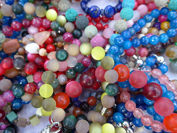 istock Many colorful necklaces and Bracelets - Bild - 498337078