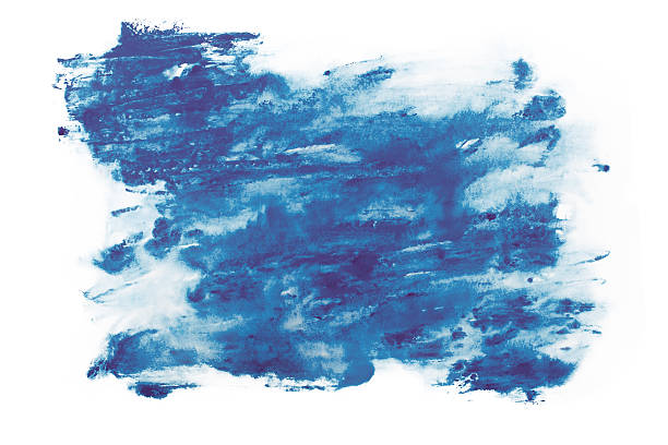 istock Abstract watercolor aquarelle paint hand drawn colorful splatter stain 498337314