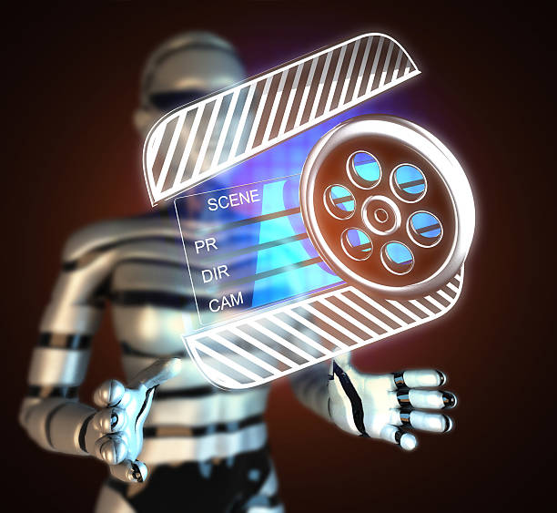 cinema clap on hologram