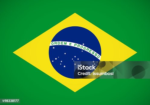 istock Brazilian flag 498338177