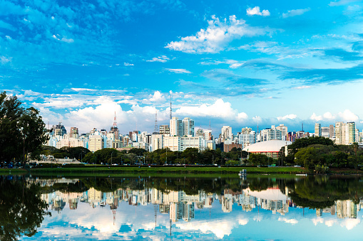 Sao Paulo skyline in Brazil