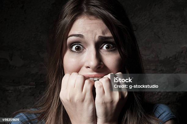 I Am So Scared Stock Photo - Download Image Now - Adult, Adults Only, Beautiful People