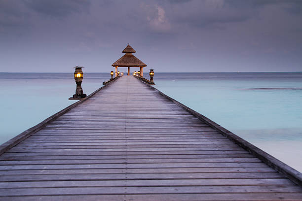 istock Landing Stage in the Maledives 498360407