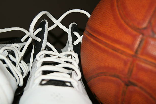 istock Basketball Boots and ball. 498361167