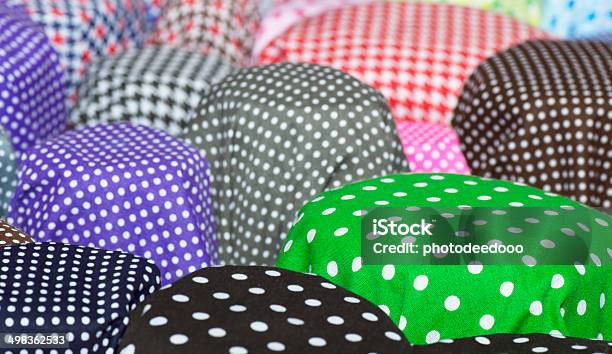Rolls Of Colorful Fabric As A Vibrant Background Image Stock Photo - Download Image Now