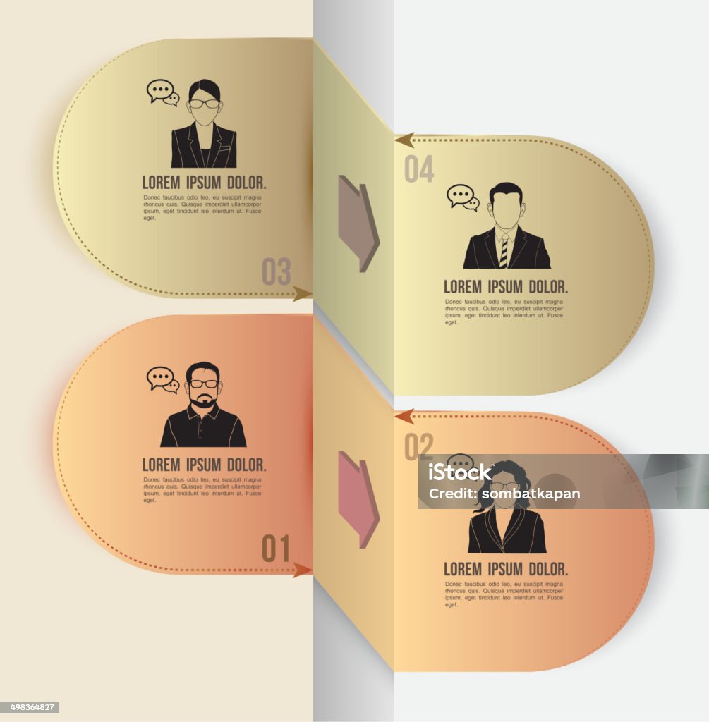 Person Step File Format Step Template With Business People Stock Illustration - Download Image ...