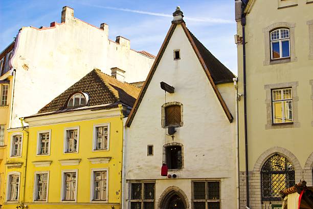 istock Ancient architecture of Old Town. Tallinn, Estonia 498365045