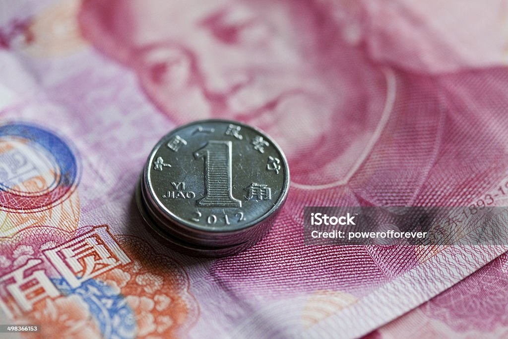 Eine Jiao - Lizenzfrei 100-Yuan-Schein Stock-Foto