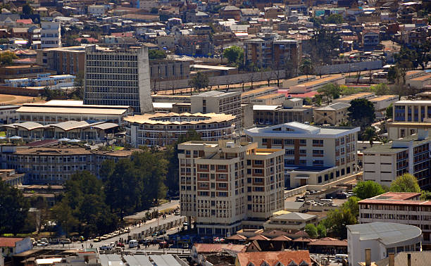 istock Antananarivo, Madagascar: government buildings from above 498366454