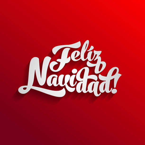 feliz navidad calligraphic text design - navidad 幅插畫檔、美工圖案、卡通及圖標