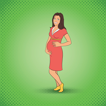Pregnant Woman Comics Stock Illustration - Download Image Now - 2015,  Adult, Art - iStock