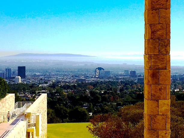 istock View of Los Angeles from the Getty 498373756