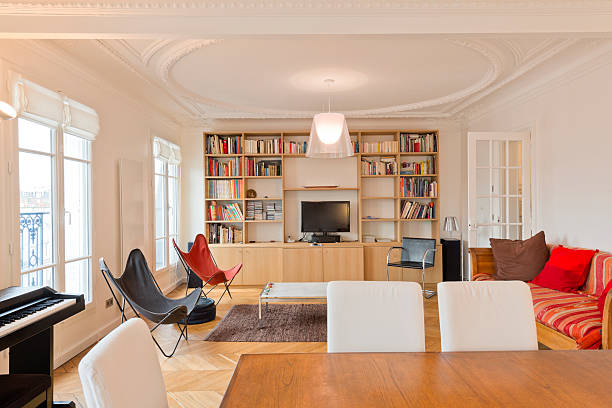 istock Living Room in Luxury Home 498375716