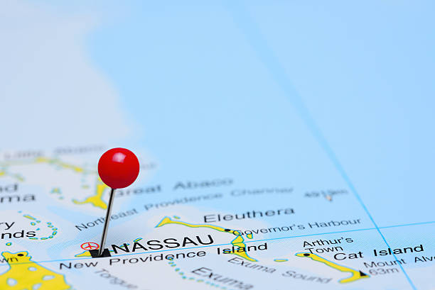 istock Nassau pinned on a map of America 498377834