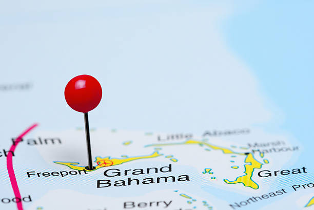 istock Freeport pinned on a map of America 498377978
