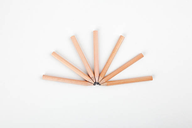 istock Yellow pencil isolated on white background 498378364