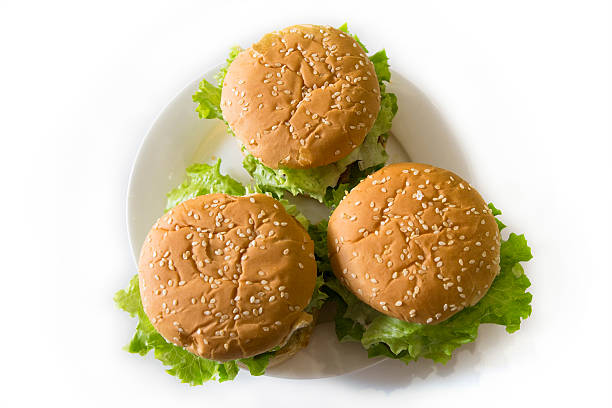 istock Burgers on the plate 498378578