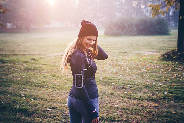 istock Running is the best idea for end of the day. 498378682