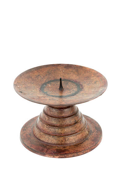 istock classic candle holder made of copper 498379412