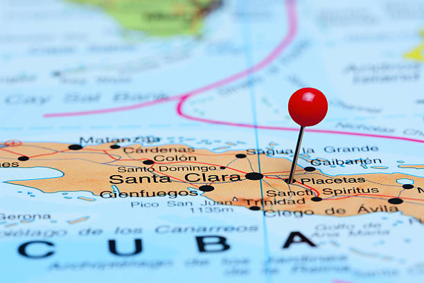 istock Placetas pinned on a map of America 498379570