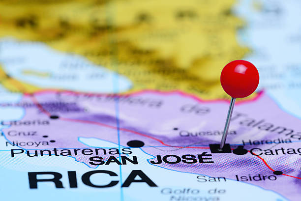 istock San Jose pinned on a map of America 498380052