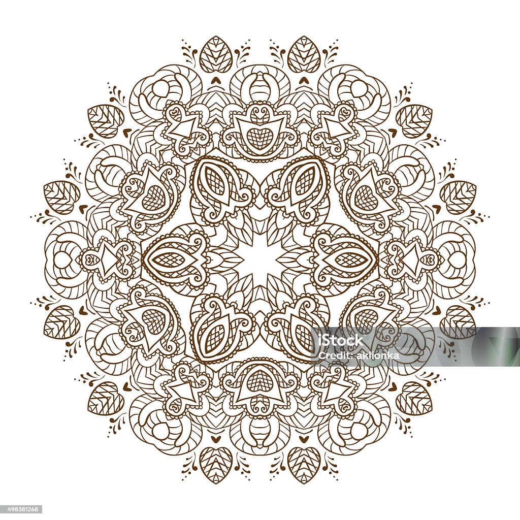 Circular Pattern Abstract Border Abstract Circular Pattern Stock Illustration - Download Image Now ...