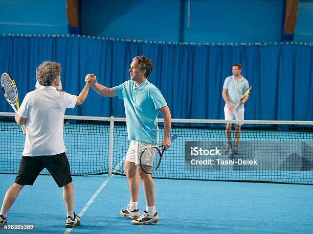Doubles Match Stock Photo - Download Image Now - Activity, Adult, Adults Only