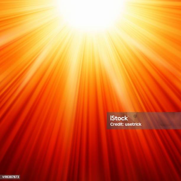 Star Burst Red And Yellow Fire Eps 10 Stock Illustration - Download Image Now - Abstract, Aura, Backgrounds