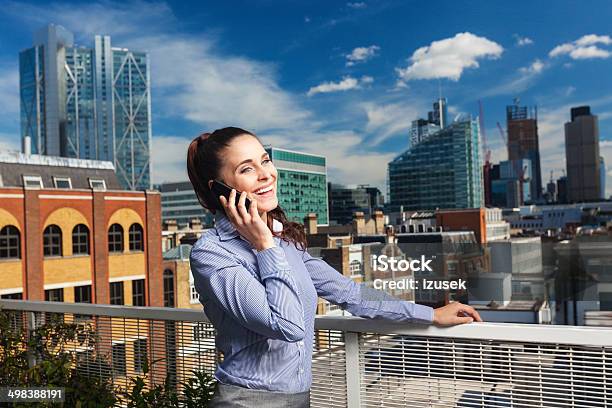 Attractive Businesswoman On The Phone Stock Photo - Download Image Now - Adult, Adults Only, Anticipation
