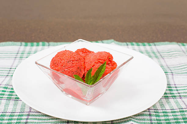 strawberry sorbet
