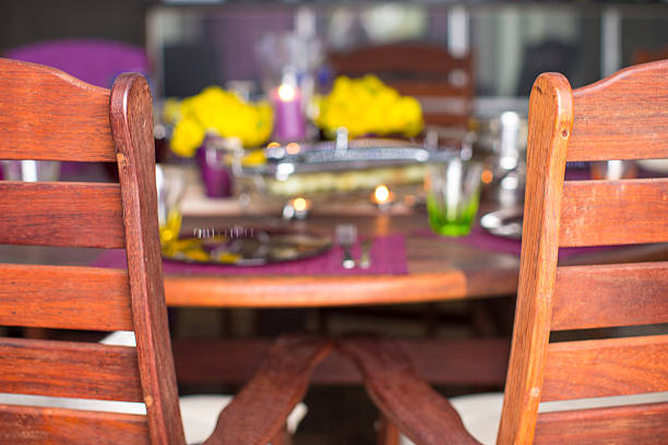 istock Closeup of beautiful color tableware for decorated table 498398133
