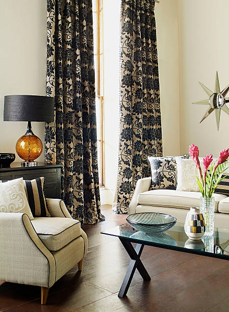 istock Interior of three seater sofa in living room 498398241