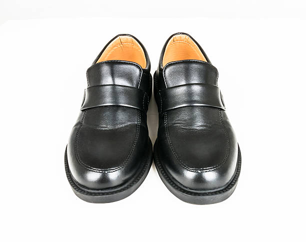 100+ Formal Black Leather Shoes For Men Side View Stock Photos ...