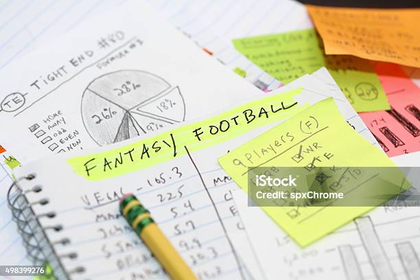 Daily Fantasy Football Stock Photo - Download Image Now - American Football - Sport, Fantasy, Fantasy Sport