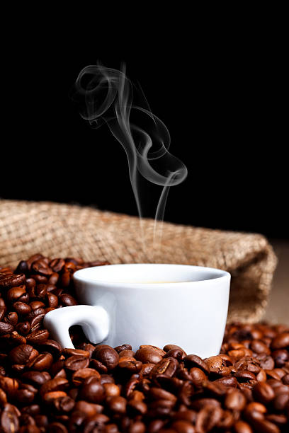istock Cup of steamy coffee 498399429