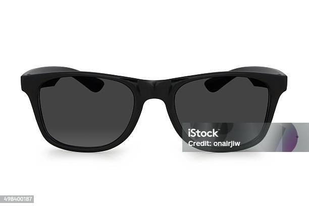 Sunglasses On White Background Stock Photo - Download Image Now - Black Color, Clothing, Cut Out