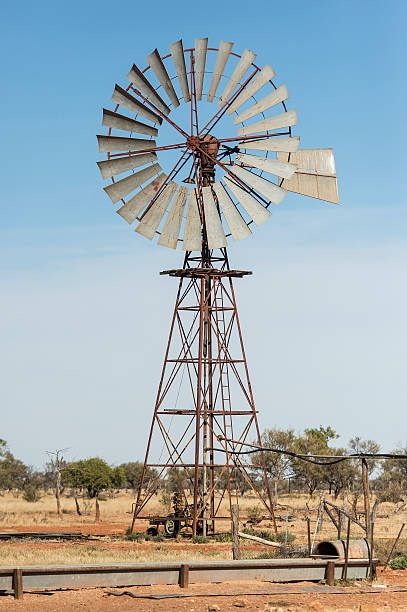 istock Old Windmill in the Australian Outback 498400699