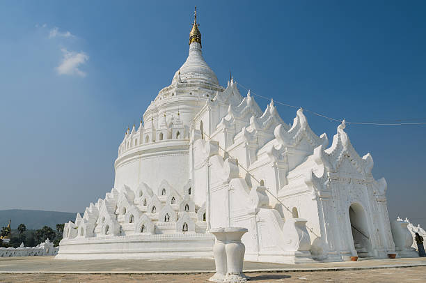 istock Mingun white pagoda in Myanmar 498401895
